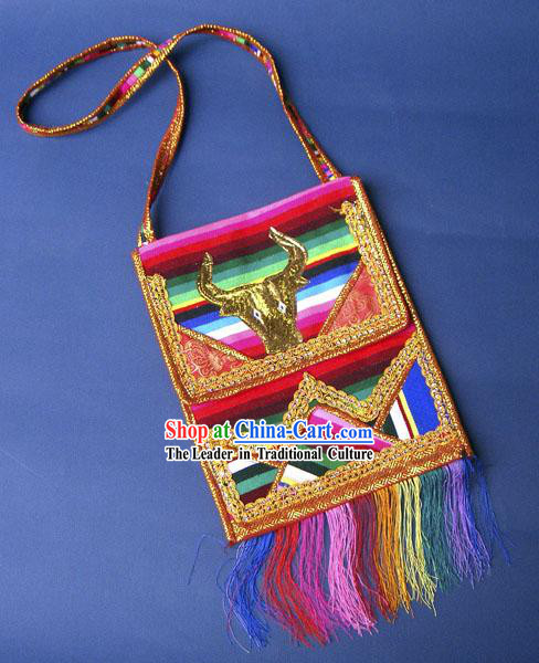 Tibet Stunning Handmade Bull Bag