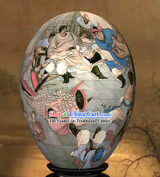 Chinese Wonders Hand Painted Colorful Egg-Gui Guan of West Journey