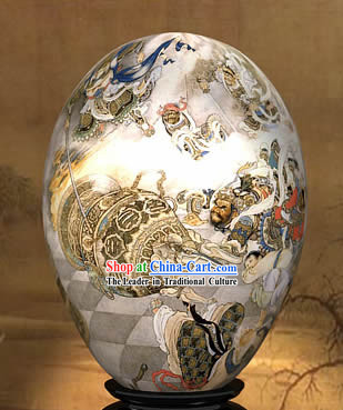 Chinese Wonders Hand Painted Colorful Egg-Heaven Play of West Journey