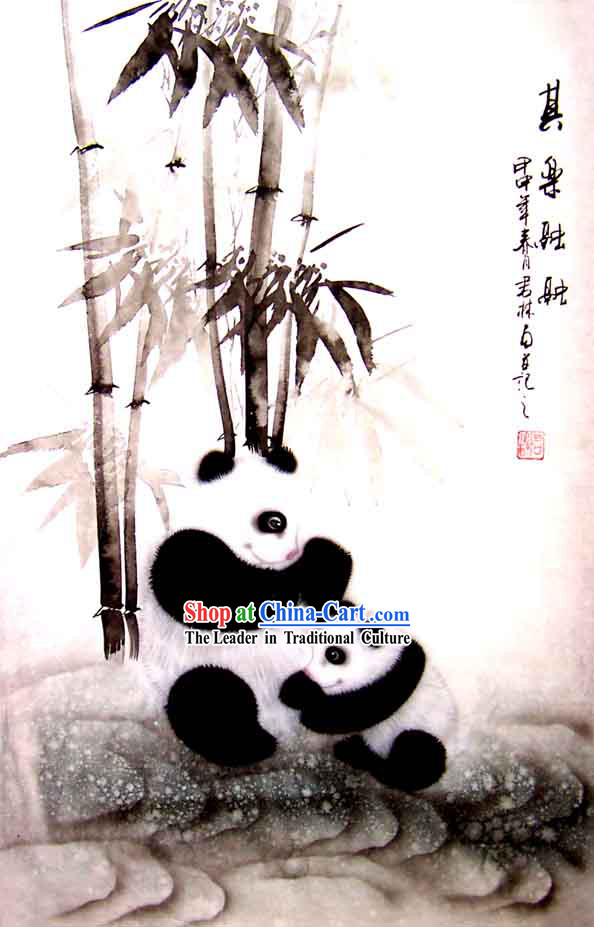 Chinese Classic Wash Painting-Panda of China