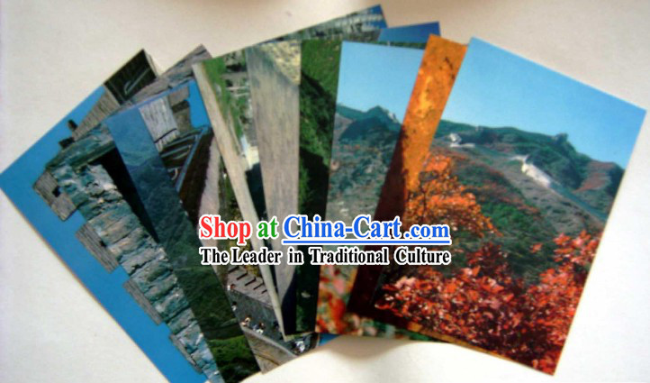 China Classic Great Wall Scene Postcards Set _10 Pieces_