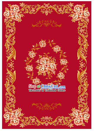 Art Decoration China Tibetan Large Hand Made Wool Rug _150_240cm_