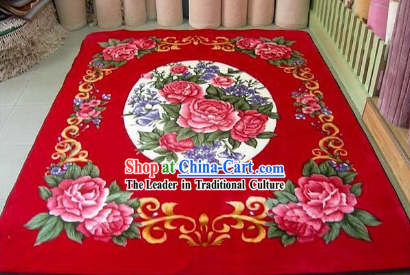 Art Decoration Chinese Lucky Red Wedding Carpet _173_230cm_