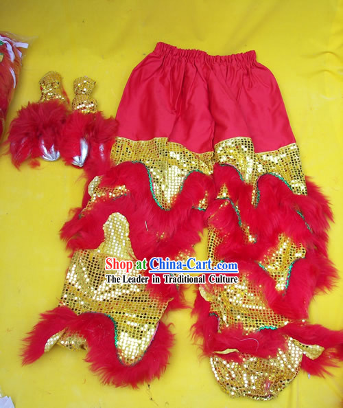 Top Quality One Pair of Lion Dance Pants and Claws