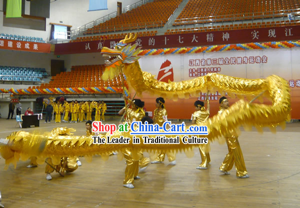 Gold Dragon Dancer Uniform Complete Set