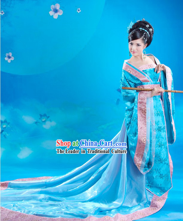 Ancient Tang Dynasty Beauty Costumes Complete Set