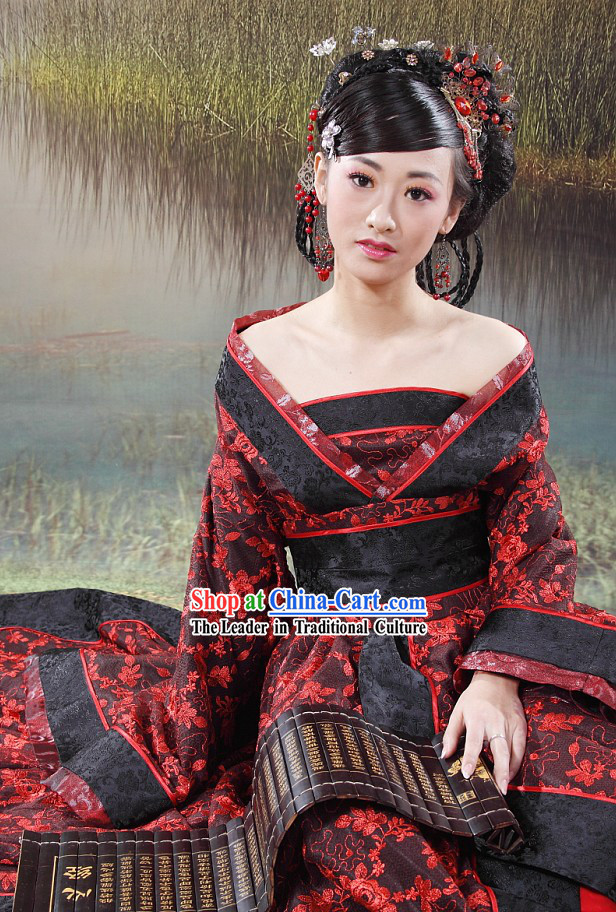 Ancient Imperial Chinese Empress Costumes Complete Set