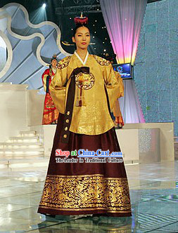 Ancient Korean Princess Palace Hanbok Complete Set