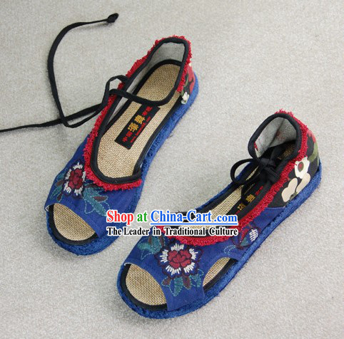 Chinese Traditional Embroidered Summer Sandals