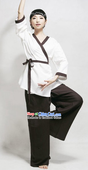 Chinese Cotton Tai Chi Kung Fu Clothing for Women