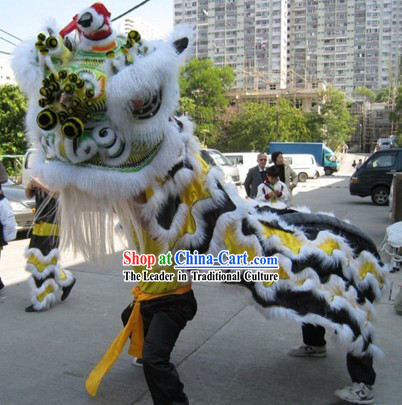 Competition and Parade Chinese Southern Lion Dance Costumes Complete Set