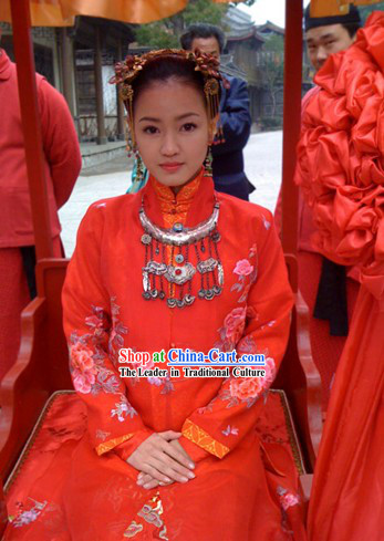 Traditional Chinese Wedding Headpiece for Brides