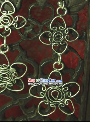Chinese Hand Carved Miao Earring
