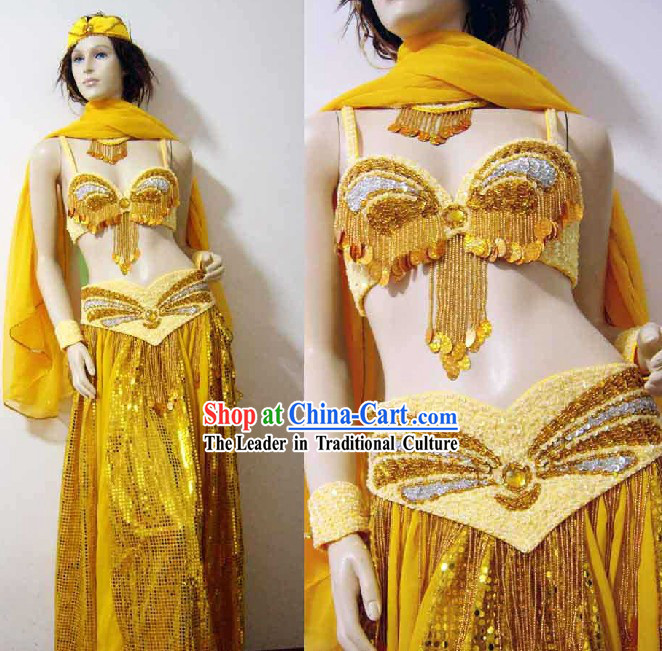 Ancient Belly Dance Costume Complete Set for Women