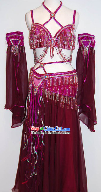 Indian Belly Dance Costumes Complete Set for Women