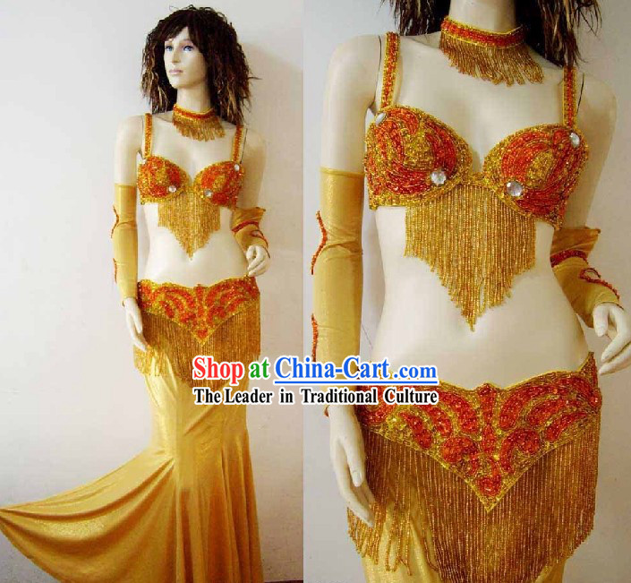 Professional Competition Belly Dance Costumes Complete Set