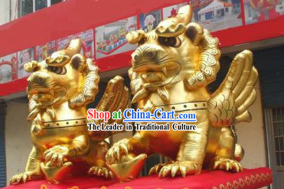 Traditional Large Inflatable Golden Kylin