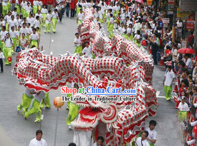 50 People Dragon Dance Costumes Complete Set