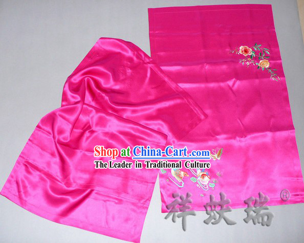 Beijing Rui Fu Xiang Silk Hand Embroidered Wedding Pillowship