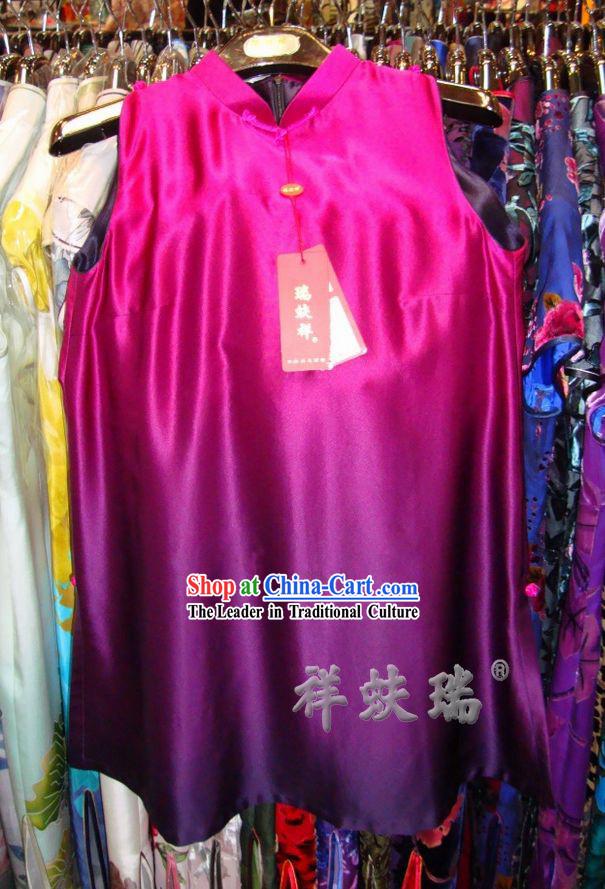 Beijing Rui Fu Xiang Silk Color Transition Shirt for Women