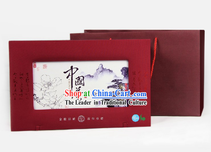 Chinese Zhang Yiyuan Yun Wu Mao Feng Jasmine Tea in Gift Package