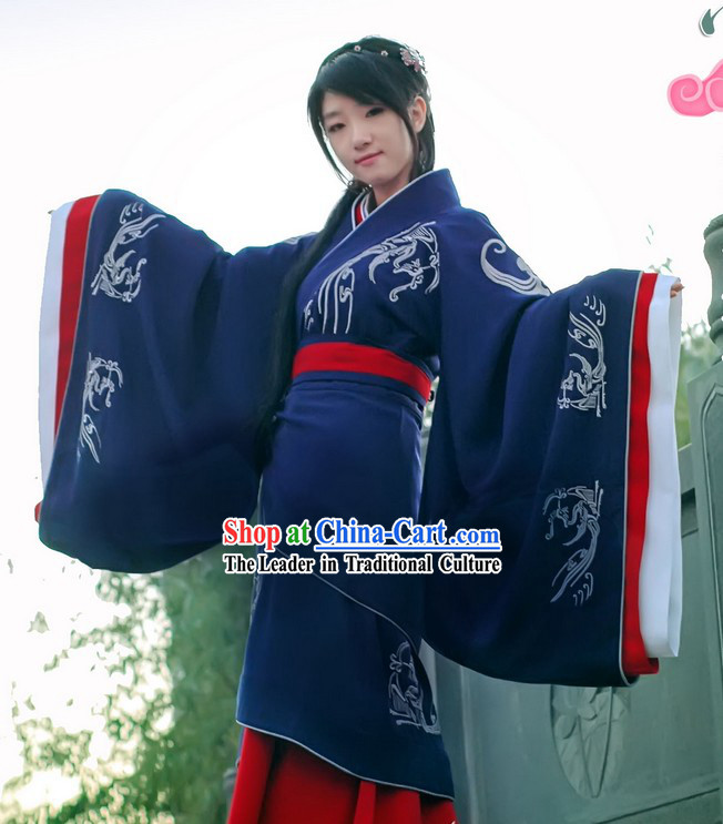 Ancient Han Dynasty Clothing Full Set for Women