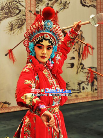 Chinese Peking Opera Dan Character Costumes Full Set