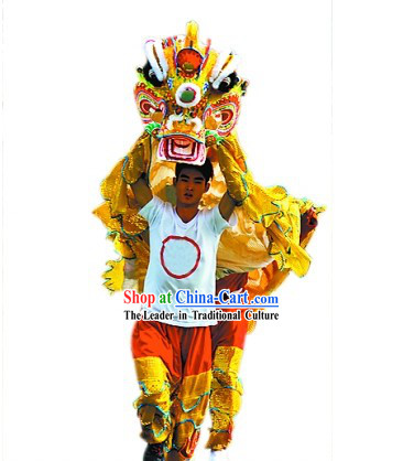 Traditional Chinese Kylin Dance Costume Full Set