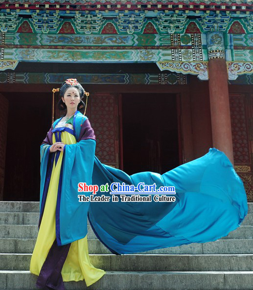Ancient Chinese Tang Dynasty Empress Attire Complete Set