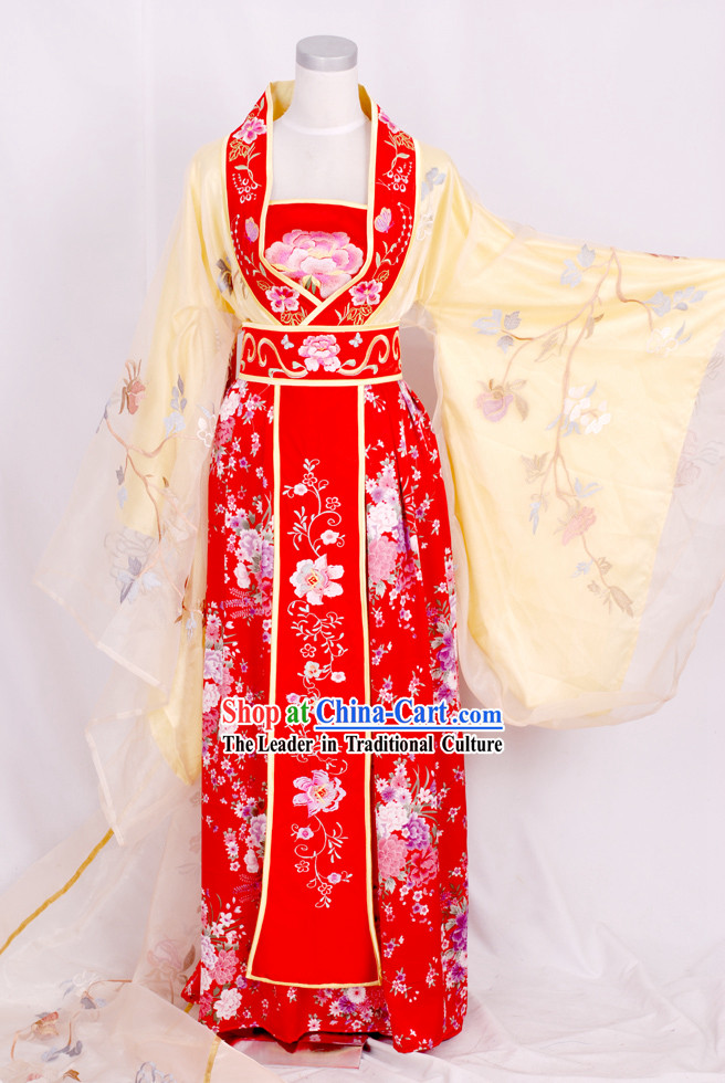 Tang Dynasty Empress Embroidered Clothing Complete Set