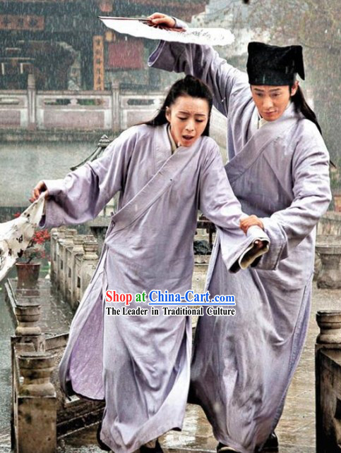 Jin Dynasty Liang Zhu Chinese Butterfly Lovers Costume for Men