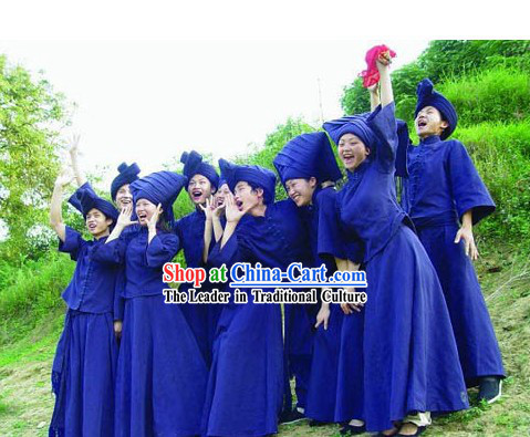 Chinese Ethnic Zhuang Minority Costumes