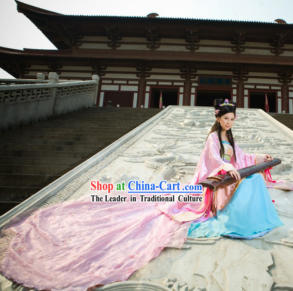 Ancient Chinese Princess Imperial Clothing Complete Set