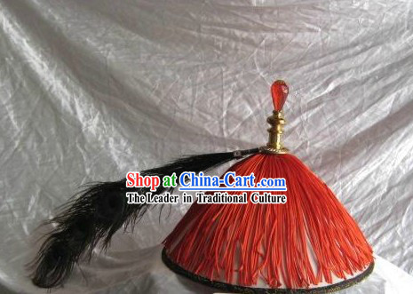 Ancient Chinese Qing Dynasty Official Court Hat