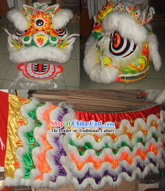 Classical Dragon Phoenix Lion Dance Costume Complete Set