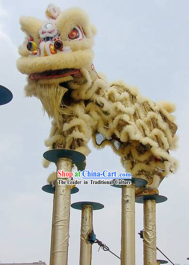 Supreme Sheep Fur HOK SAN Lion Dance Costume Complete Set