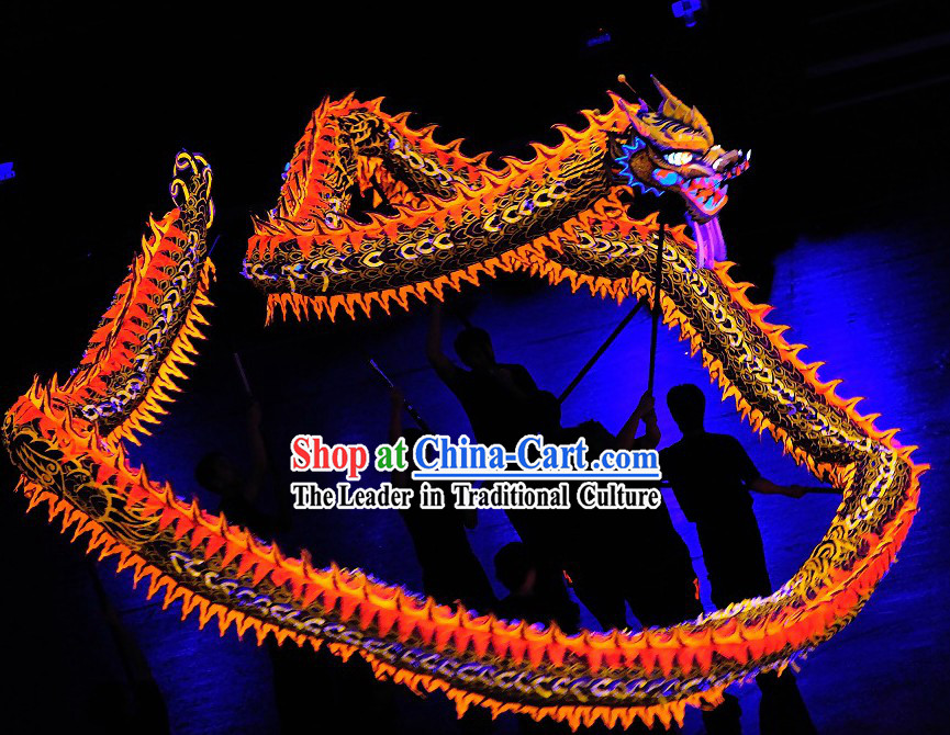 Professional Competition Luminous Dragon Dance Costumes Complete Set