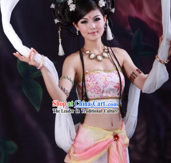 Chinese Traditional Dunhuang Flying Fairy Costumes