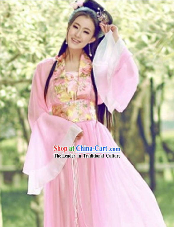 Ancient Chinese Pink Beauty Costumes