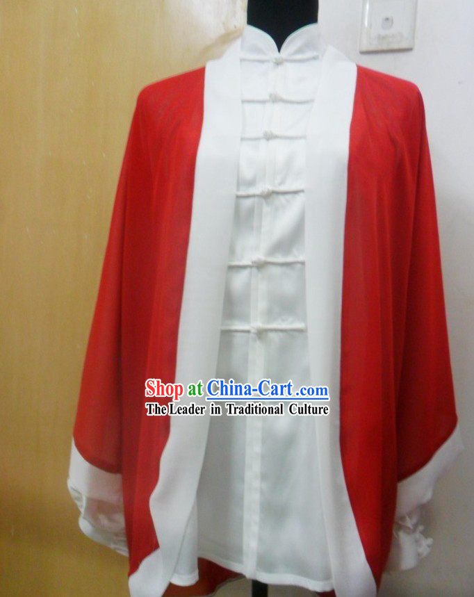 White Kung Fu Cape for Women