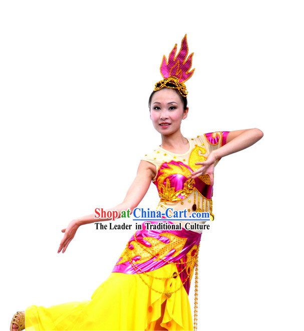 Chinese Dai Minority Dance Costume for Women
