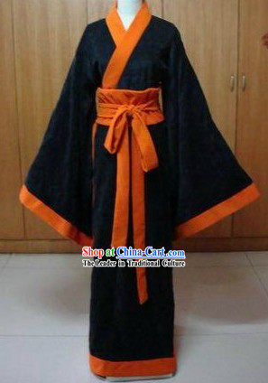 Ancient Chinese Black Han Fu Clothing for Women