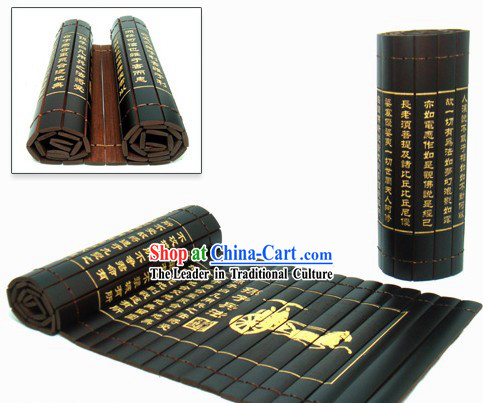 Traditional Chinese Inscribed Bamboo-slips - Sun Zi Bing Fa