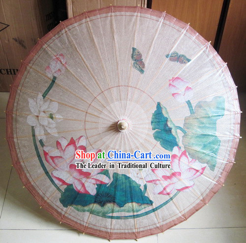 Traditional Chinese Handmade Lotus Umbrella