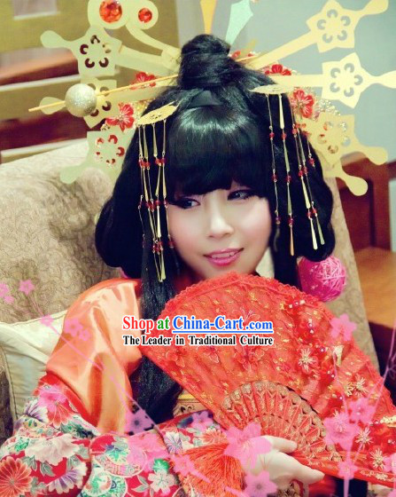 Ancient Asian Cosplay Princess Hair Accessories Complete Set