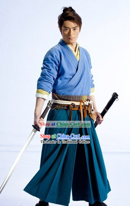 The Legendary Swordsman Ling Huchong Costumes Complete Set for Men
