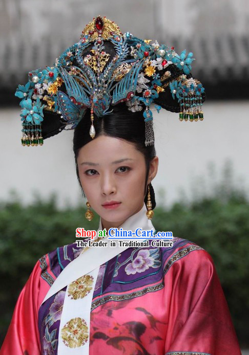 Qing Dynasty Palace Empress Handmade Phoenix Crown