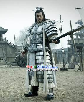 Three Kingdoms China Lv Bu Hero Armor Clothing for Men