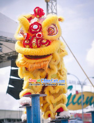 Chinese New Year Supreme Opening and Festival Celebration Lion Dance Costumes Complete Set