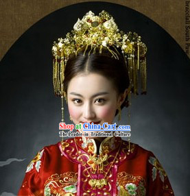 Chinese Classical Wedding Bridal Hair Accessories Complete Set